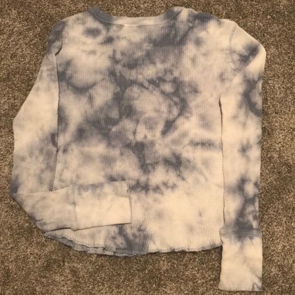 Me To We Blue Marble Ruffle Top - Picture 2 of 3